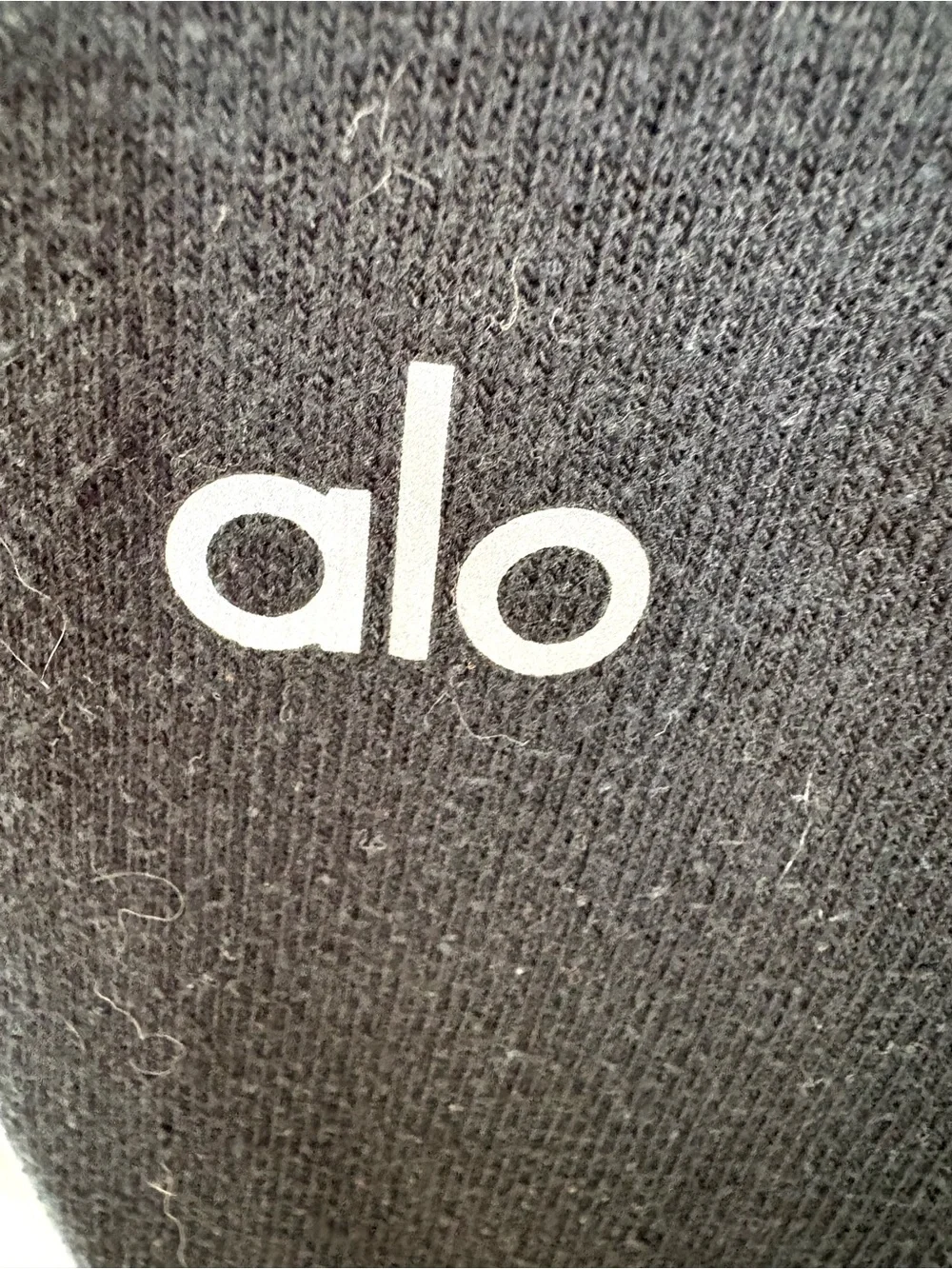Alo Yoga Urban Moto Joggers Womens S Black Ribbed Knee Zip Pocket Sweatpants